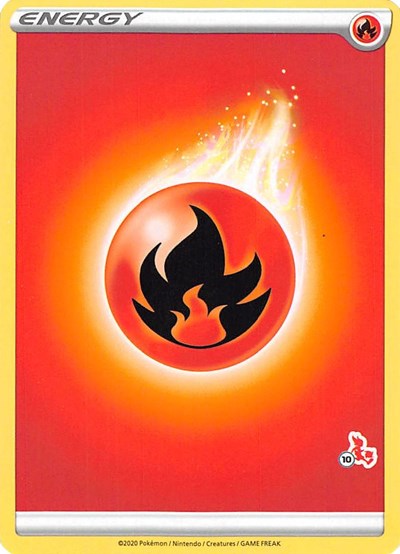 BA22: Fire Energy (#10 Cinderace Stamped)