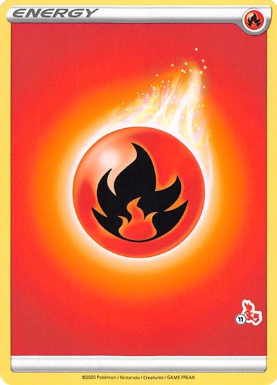 BA22: Fire Energy (#11 Cinderace Stamped)