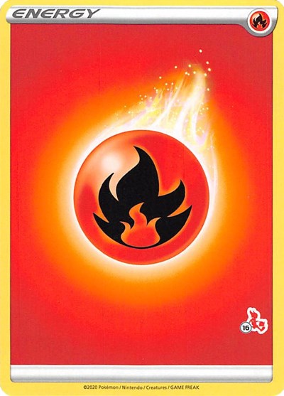 BA22: Fire Energy (#16 Cinderace Stamped)
