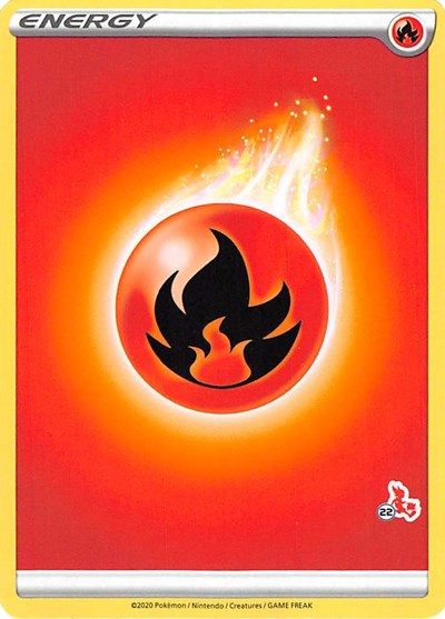 BA22: Fire Energy (#22 Cinderace Stamped)