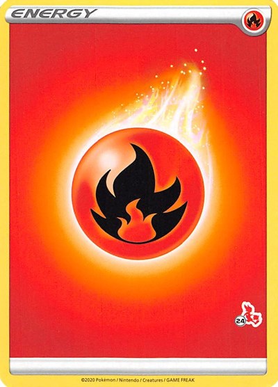 BA22: Fire Energy (#24 Cinderace Stamped)