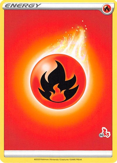 BA22: Fire Energy (#26 Cinderace Stamped)