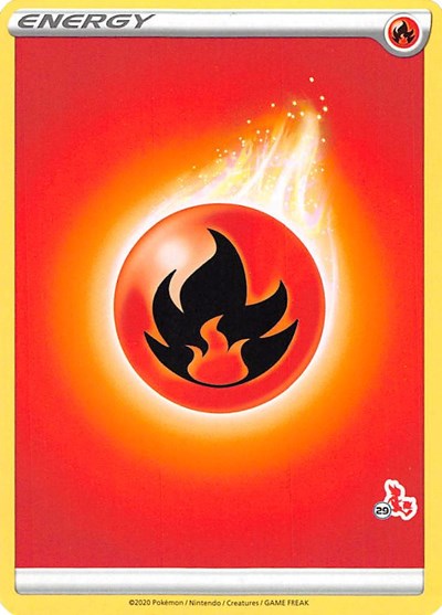 BA22: Fire Energy (#29 Cinderace Stamped)