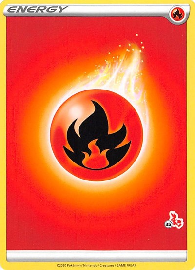 BA22: Fire Energy (#35 Cinderace Stamped)