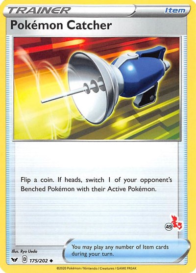 BA22: Pokemon Catcher - 175/202 (#49 Cinderace Stamped)