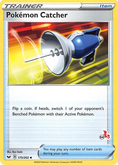 BA22: Pokemon Catcher - 175/202 (#54 Cinderace Stamped)