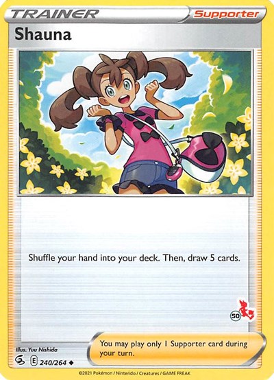 BA22: Shauna - 240/264 (#50 Cinderace Stamped)