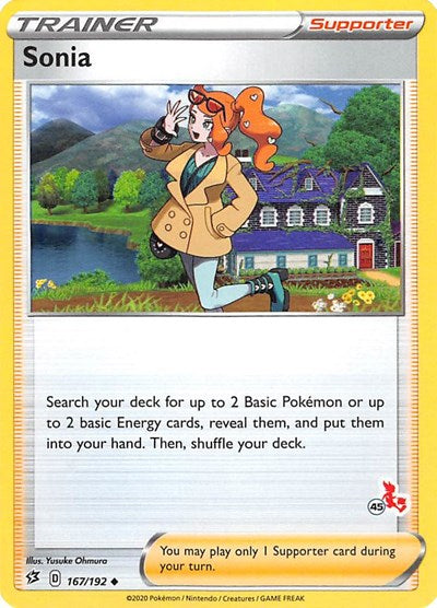 BA22: Sonia - 167/192 (#45 Cinderace Stamped)