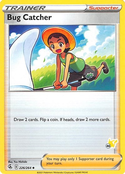 BA22: Bug Catcher - 226/264 (#46 Pikachu Stamped)