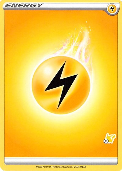 BA22: Lightning Energy (#11 Pikachu Stamped)
