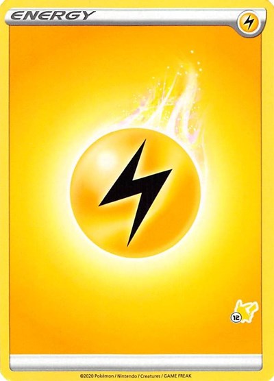 BA22: Lightning Energy (#12 Pikachu Stamped)