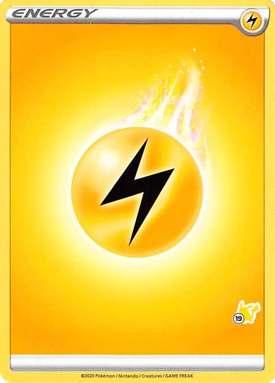 BA22: Lightning Energy (#19 Pikachu Stamped)