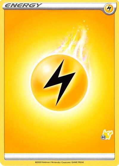BA22: Lightning Energy (#22 Pikachu Stamped)