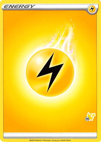BA22: Lightning Energy (#35 Pikachu Stamped)