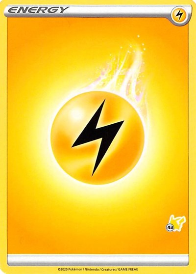 BA22: Lightning Energy (#43 Pikachu Stamped)