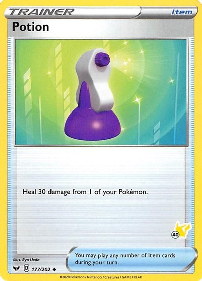 BA22: Potion - 177/202 (#40 Pikachu Stamped)
