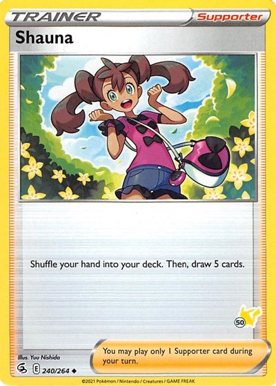 BA22: Shauna - 240/264 (#50 Pikachu Stamped)