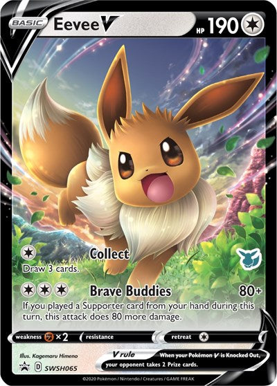 BA22: Eevee V - SWSH065 (Eevee Stamped) (Holofoil)