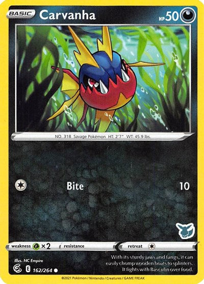 BA22: Carvanha - 162/264 (Eevee Stamped)