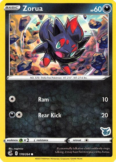 BA22: Zorua - 170/264 (Eevee Stamped)
