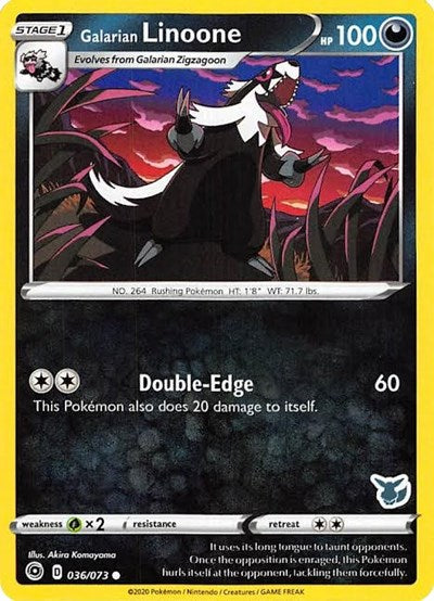 BA22: Galarian Linoone - 036/073 (Eevee Stamped)