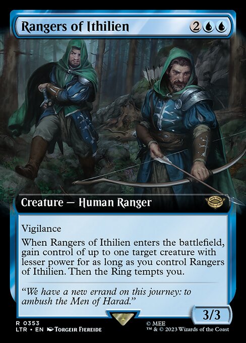 LTR: Rangers of Ithilien (Extended Art) (Foil)