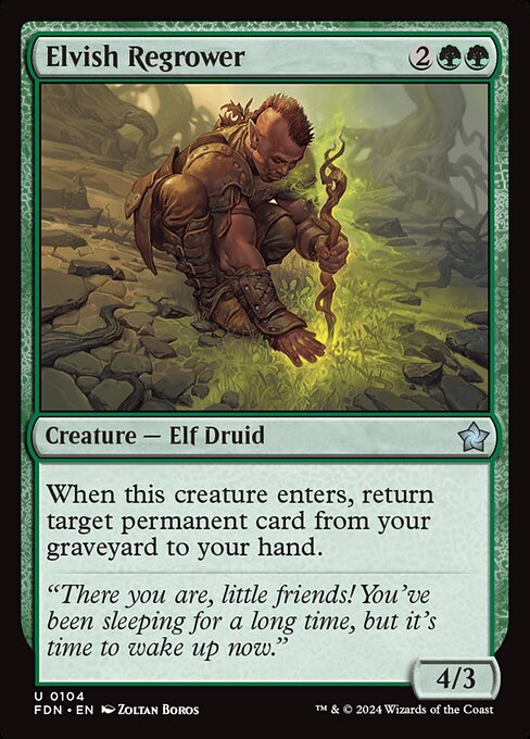 FDN: Elvish Regrower (Foil)