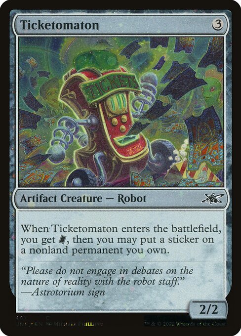 UNF: Ticketomaton (Galaxy Foil)