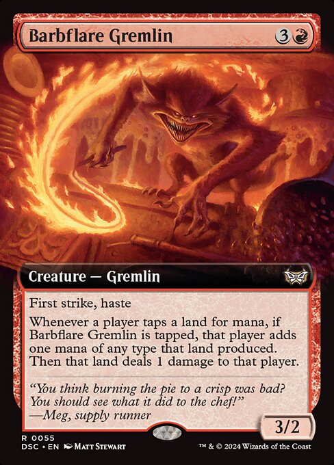 DSC: Barbflare Gremlin (Extended Art) (Foil)