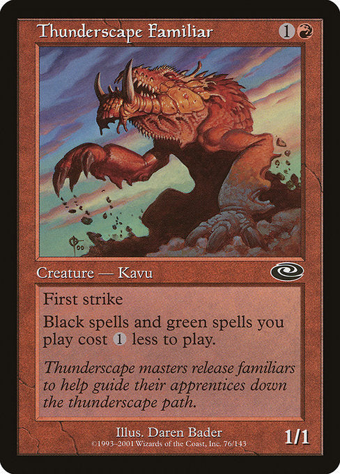 PLS: Thunderscape Familiar