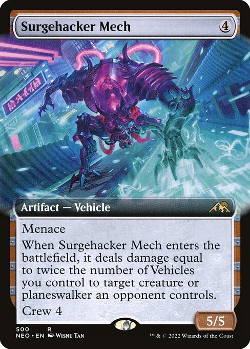 NEO: Surgehacker Mech (Extended Art)