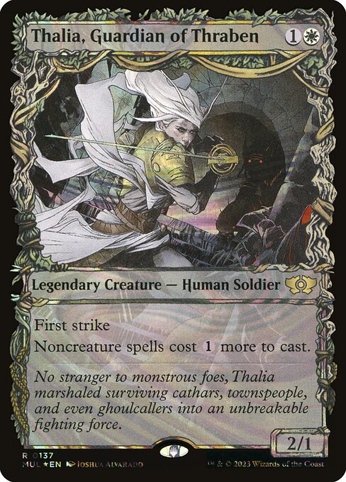 MUL: Thalia, Guardian of Thraben (Halo Foil)