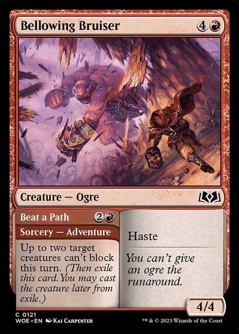 WOE: Bellowing Bruiser (Foil)