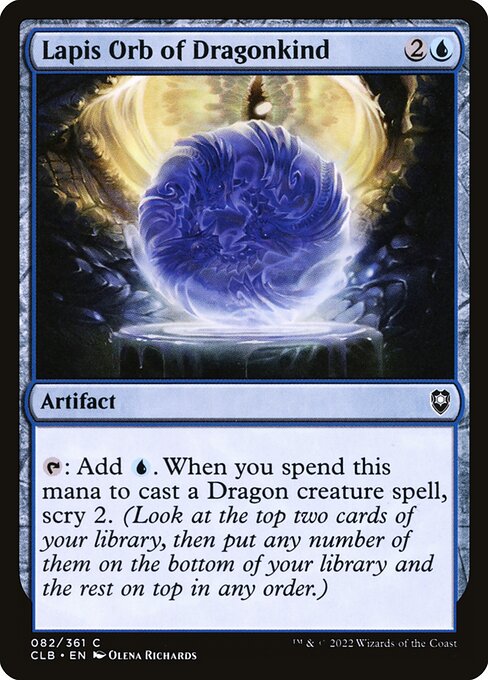CLB: Lapis Orb of Dragonkind (Foil)