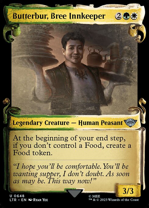 LTR: Butterbur, Bree Innkeeper (Showcase Scrolls) (Foil)