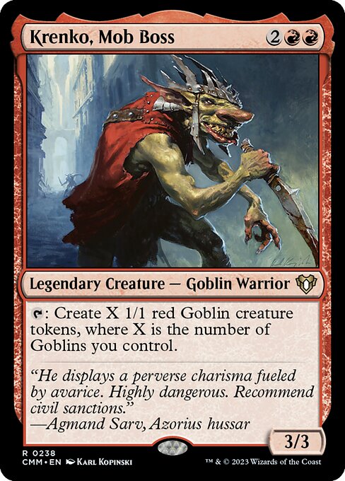 CMM: Krenko, Mob Boss (Foil)
