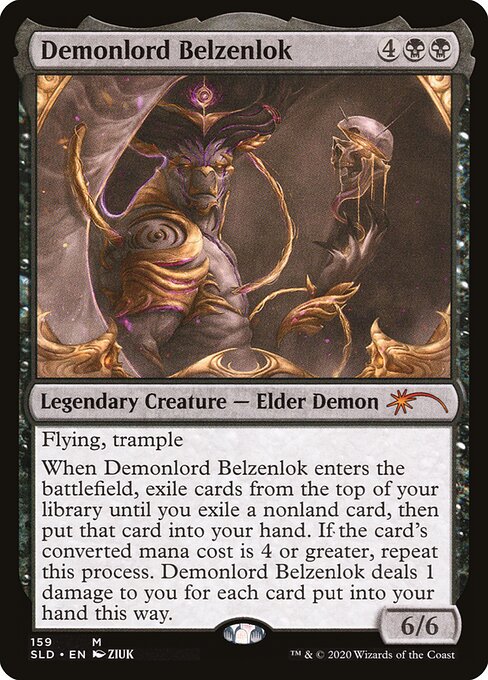 SLD: Demonlord Belzenlok (Foil Etched)