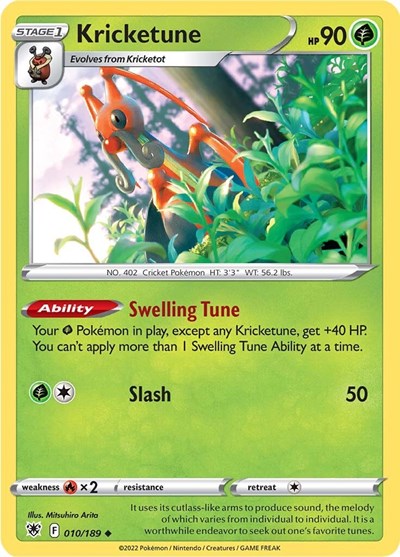 SWSH10: Kricketune (Reverse Holofoil)