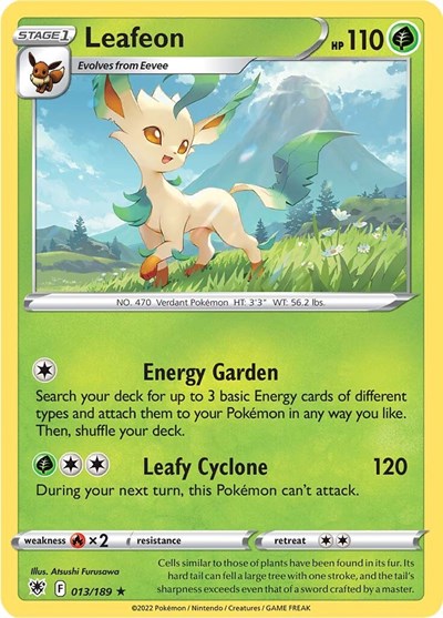 SWSH10: Leafeon (Reverse Holofoil)