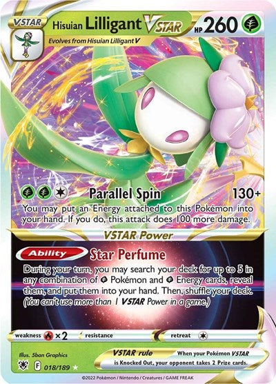 SWSH10: Hisuian Lilligant VSTAR (Holofoil)
