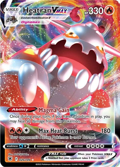 SWSH10: Heatran VMAX (Holofoil)
