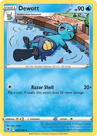 SWSH10: Dewott (Reverse Holofoil)
