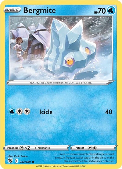 SWSH10: Bergmite (Reverse Holofoil)