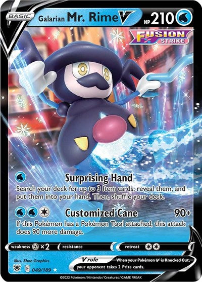 SWSH10: Galarian Mr. Rime V (Holofoil)