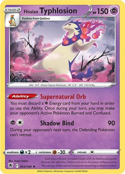 SWSH10: Hisuian Typhlosion (Reverse Holofoil)
