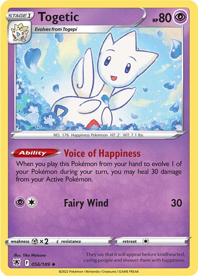 SWSH10: Togetic (Reverse Holofoil)