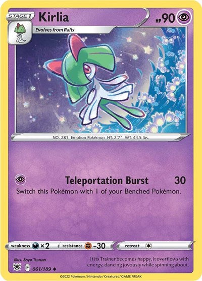 SWSH10: Kirlia (Reverse Holofoil)