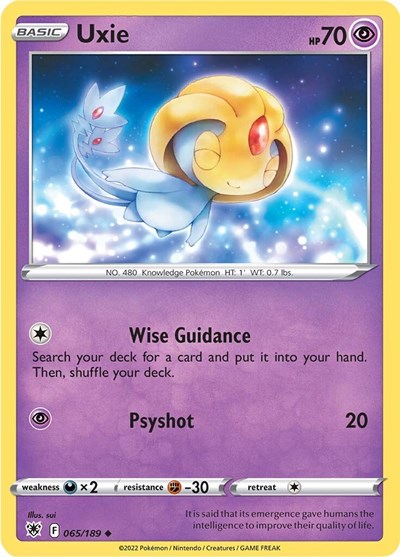 SWSH10: Uxie (Reverse Holofoil)