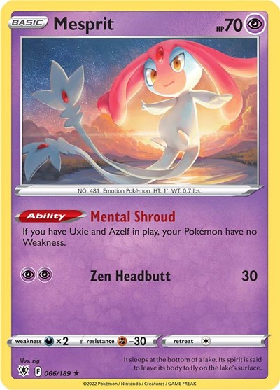 SWSH10: Mesprit (Holofoil)