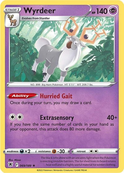 SWSH10: Wyrdeer (Holofoil)